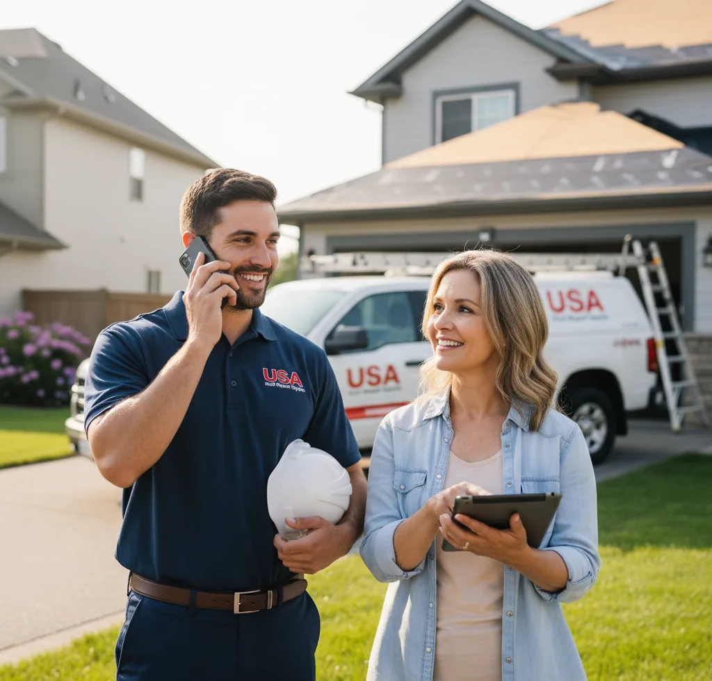 USA Roof Repair Experts customer support in Franklin Park